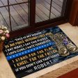 Veteran door mat with your name - I stand for the flag Air Force Hot on Sale