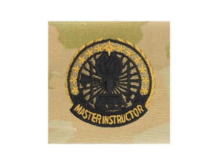 U.S. Army Instructor (Master) Badge  OCP Sew-on Badge Fashion