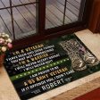 Veteran door mat with your name - I am proud Army Hot on Sale