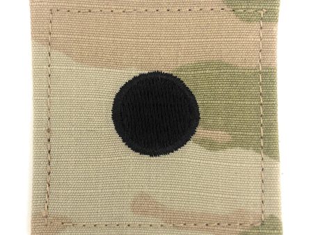 R.O.T.C. 2nd Lieutenant (Large Dot) OCP Rank with Hook Fastener Supply