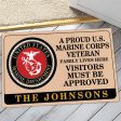 Veteran door mat with your name - Family pride Marine Corps Online