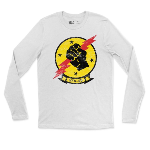 VFA-25 Fist of the Fleet Men s Long Sleeve Hot on Sale