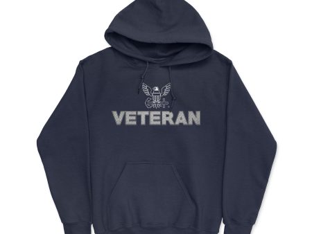 Navy Veteran Diamondplate Men s - Heavy Blend Hooded Supply