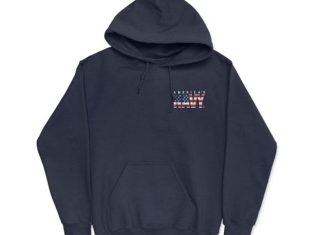 America s Navy Flag Men s Hoodie For Sale