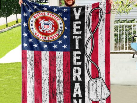 Veteran blanket - Proud veteran sleep here Coast guard For Discount