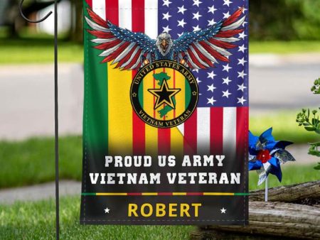 Personalized Flag for Vietnam Veteran - Flag And Eagle Fashion