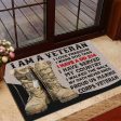 Veteran door mat with your name - Veteran s charter Marine Corps For Sale