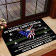 Veteran door mat - This property is protected by proud US Veteran Marine Corps For Cheap