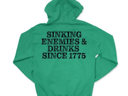 Sink Drinks All Black Men s Limited Emerald Edition Hoodie Hot on Sale