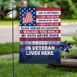 Garden Flag for a Veteran - I Love Freedom Fashion