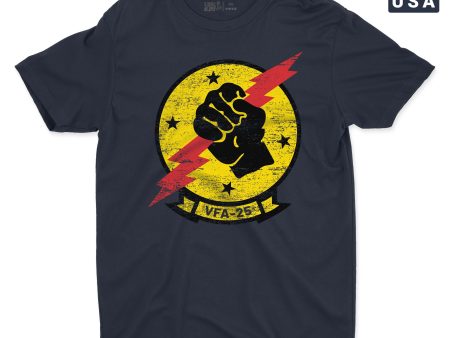 VFA-25 Fist of the Fleet Men s T-shirt For Cheap