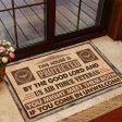 Veteran door mat - This house is protected Air Force Fashion