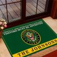 Veteran door mat with your name - Family brightness Army Online Hot Sale