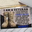 Veteran door mat with your name - Veteran s charter Air Force For Discount