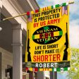 Personalized Flag for a Vietnam Veteran  - Life Is Short Supply