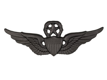 U.S. Army Aviator Master STA-BRITE® BLACK Metal Pin-on Badge For Sale