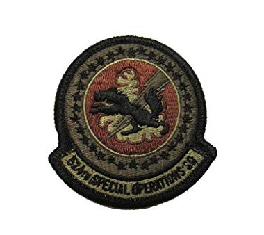 524th Special Operations Squadron Spice Brown OCP Patch W  Hook Fastener Hot on Sale