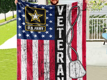 Veteran blanket - Proud veteran sleep here Army Sale