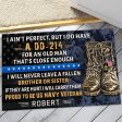 Veteran door mat with your name - DD-214 Navy Discount