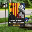 Personalized Flag for Veteran - Proud Vietnam Veteran Discount