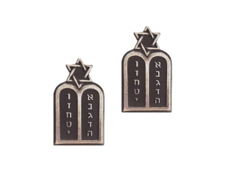 US Army Chaplain Jewish Officer Branch  STA-BRITE® Pin-on (pair) Cheap