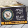 Veteran door mat with your name - A proud veteran family Marine Corps Discount