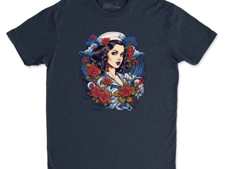 Guardian of the Waves Pin Up Men s T-Shirt Cheap