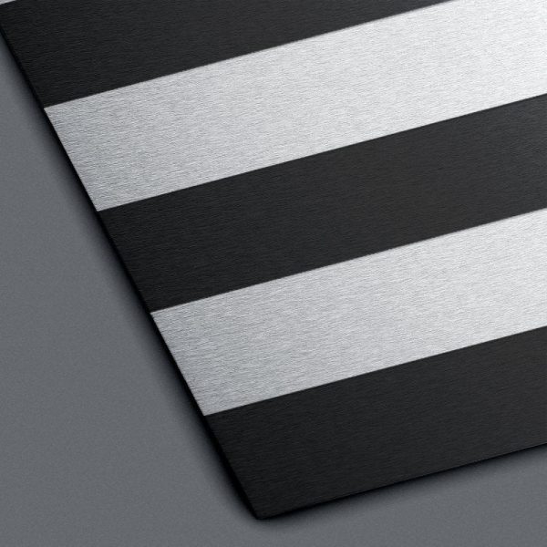 Brushed Aluminum Print For Veteran - Flag With Insignia Fashion