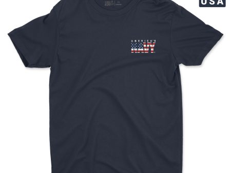 America s Navy Flag Men s T-Shirt Online