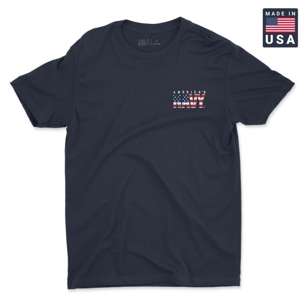 America s Navy Flag Men s T-Shirt Online