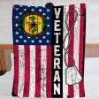 Veteran blanket - Proud veteran sleep here Vietnam veteran Cheap