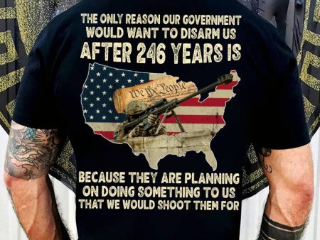 Veteran T-shirt - The Reason To Disarm Us Supply