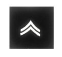 (E4) Corporal 2x2 Black Sew-on Rank (each) Online now