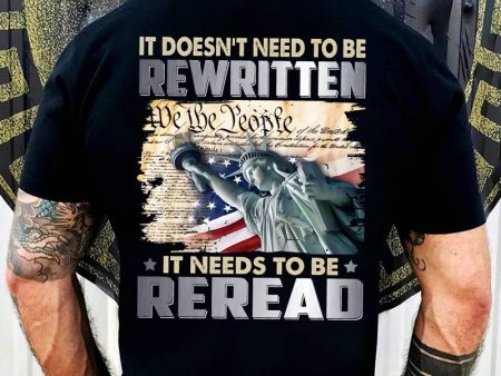 Veteran T-shirt - It Needs To Be Reread Fashion