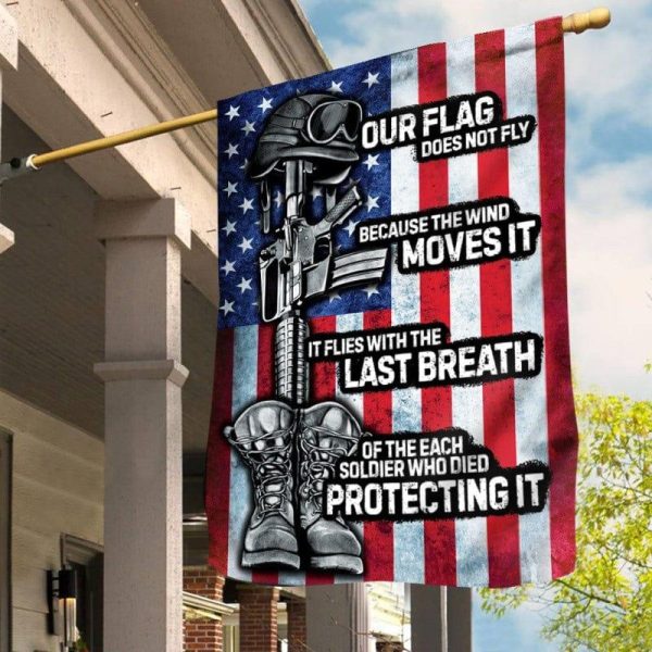 Veteran Flag -  The wind moves our flag Hot on Sale