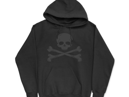 Jolly Roger Blackout Men s Hoodie Online Sale