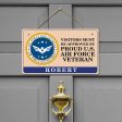 Door sign - Visitors must be approved Air force Online Sale