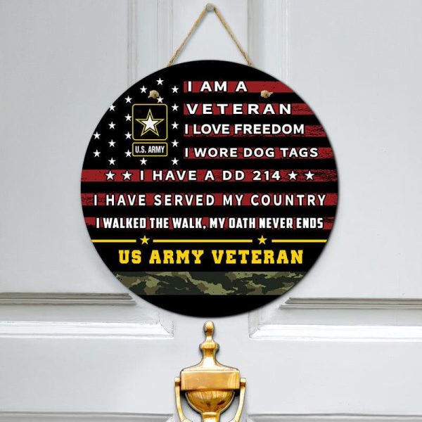 Door sign - Pride is always in my soul Army Hot on Sale