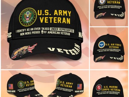 Personalized Cap for a Veteran - I Identify Hot on Sale