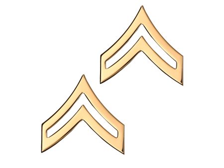 U.S. Army E4 Corporal STA-BRITE® Pin-on Rank Online now