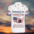 Personalized Polo Shirt For a Veteran - Memorial Day Online Sale