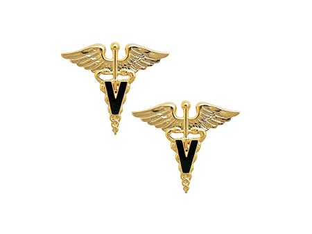 US Army Medical Veterinary Officer Branch V STA-BRITE® Pin-on Online Sale