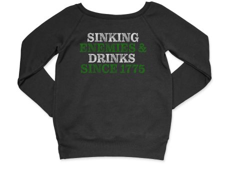 Sink Drinks Women s Limited Emerald Edition CrewNeck Fashion