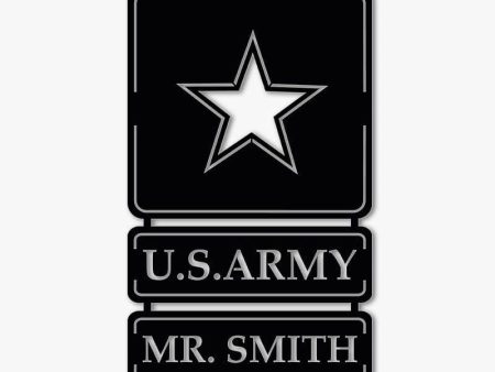 Veteran metal wall art - US army Sale