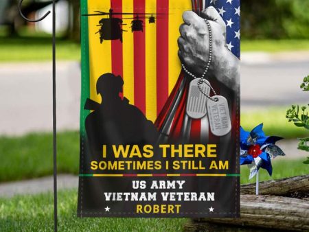 Personalized Flag for Vietnam Veteran - I Was There Online Hot Sale