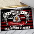 Veteran door mat - Sweet tears Sale