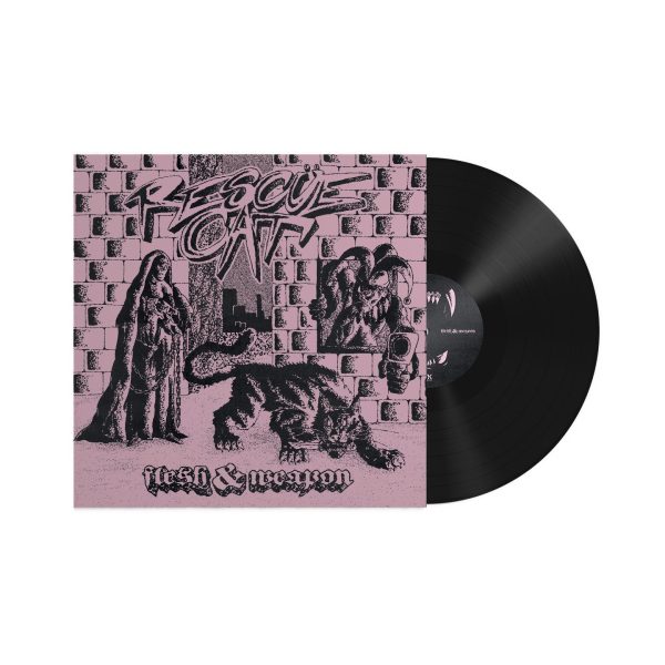 Rescue Cat - Flesh & Weapon - black vinyl (preorder) Online Sale