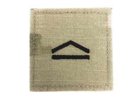 ROTC Private OCP Rank with Hook Fastener Online Sale