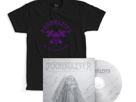 Doomraiser  Cold Grave Marble  cd digipack + tee purple logo bundle Cheap