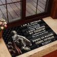 Veteran door mat with your name - I have DD-214 Marine Corps For Discount